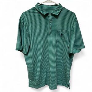 Polo by Ralph Lauren Green and Navy Striped Shirt